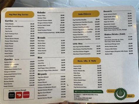 desi district menu